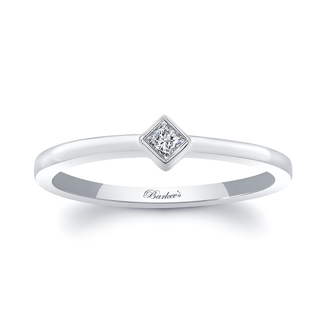 Aria Princess Cut Diamond Promise Ring Aria Princess Cut Diamond Promise Ring