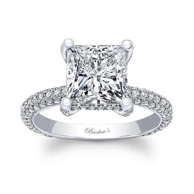Hidden Halo Lab Grown Diamond Engagement Ring