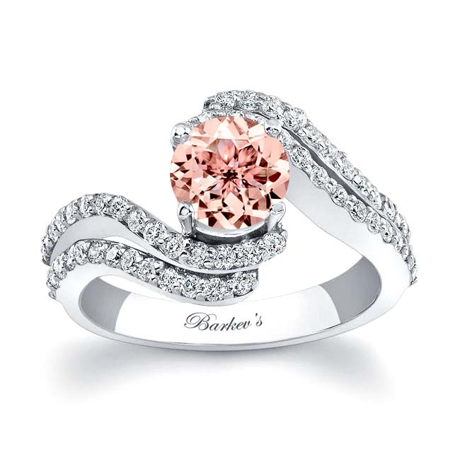 Swirl Morganite Engagement Ring Swirl Morganite Engagement Ring