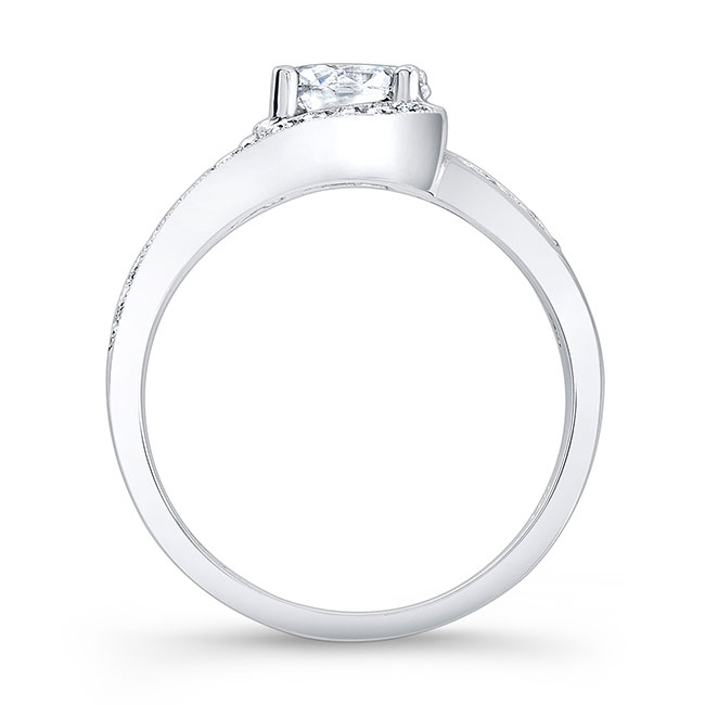 Unique Moissanite Engagement Ring Image 2