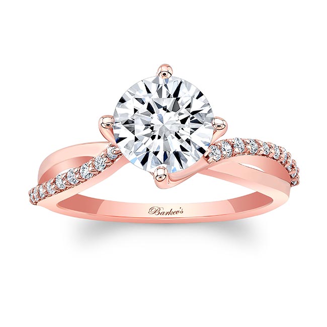 2 Carat Twisted Moissanite Engagement Ring 2 Carat Twisted Moissanite Engagement Ring