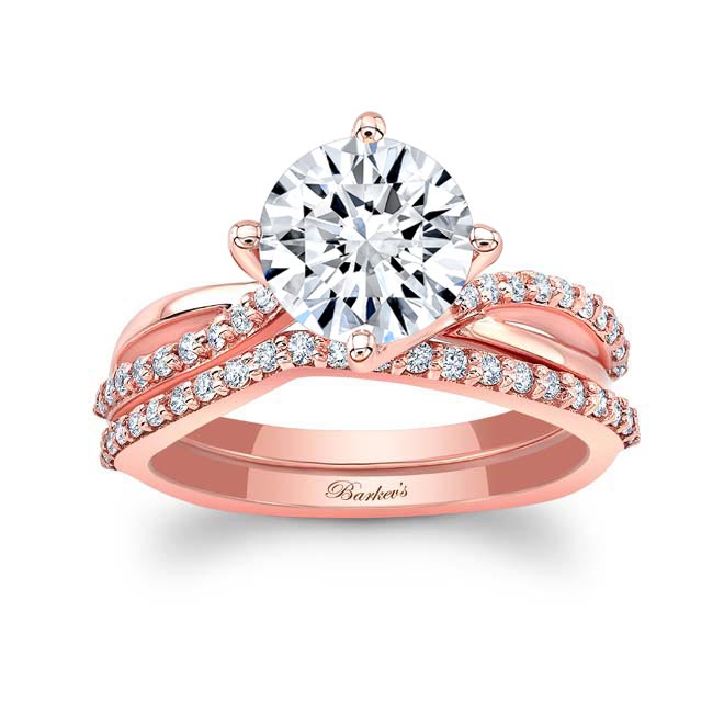 2 Carat Twisted Moissanite Bridal Set 2 Carat Twisted Moissanite Bridal Set