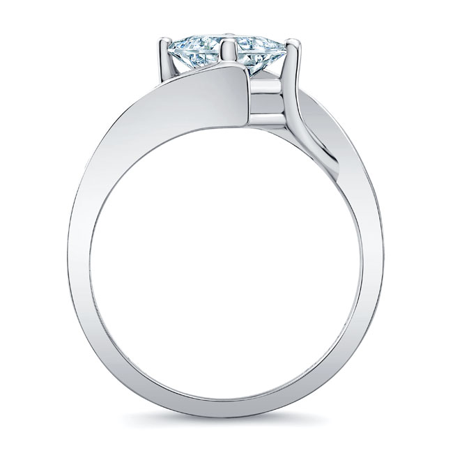 Unique Princess Cut Lab Grown Diamond Ring Image 2