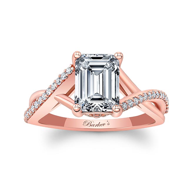 2 Carat Emerald Cut Moissanite Ring 2 Carat Emerald Cut Moissanite Ring