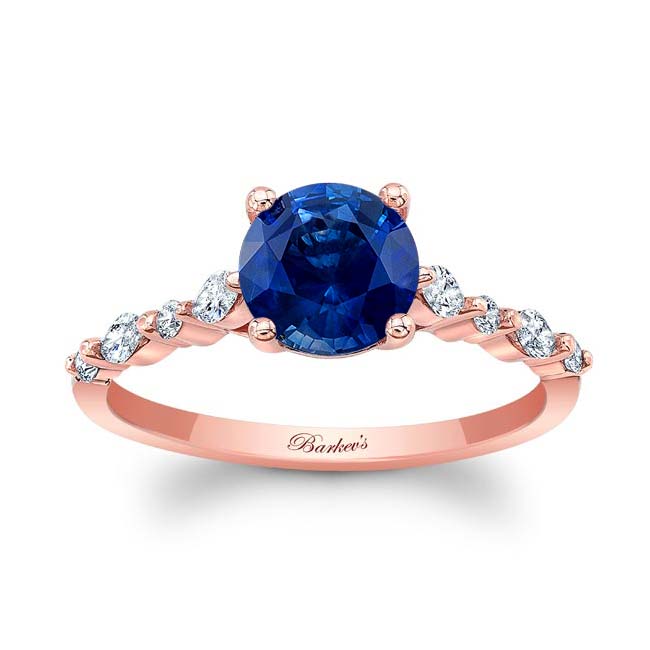Vintage Style Blue Sapphire And Diamond Ring Vintage Style Blue Sapphire And Diamond Ring